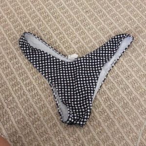 Checkered/ Gingham swim bottoms